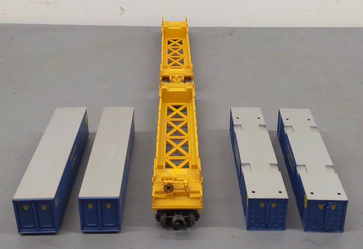 Lionel O Gauge Conrail Maxi-Stack Flatcars CR #60656 / #60685/Box