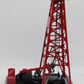 Lionel 6-12848 O Gauge Red Operating Oil Derrick LN/Box