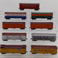 Train Miniature & Other HO Scale Assorted Boxcars [9] EX