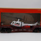 Lionel 6-16968 O Gauge Aviation Flatcar with Ertl Helicopter #6461 NIB