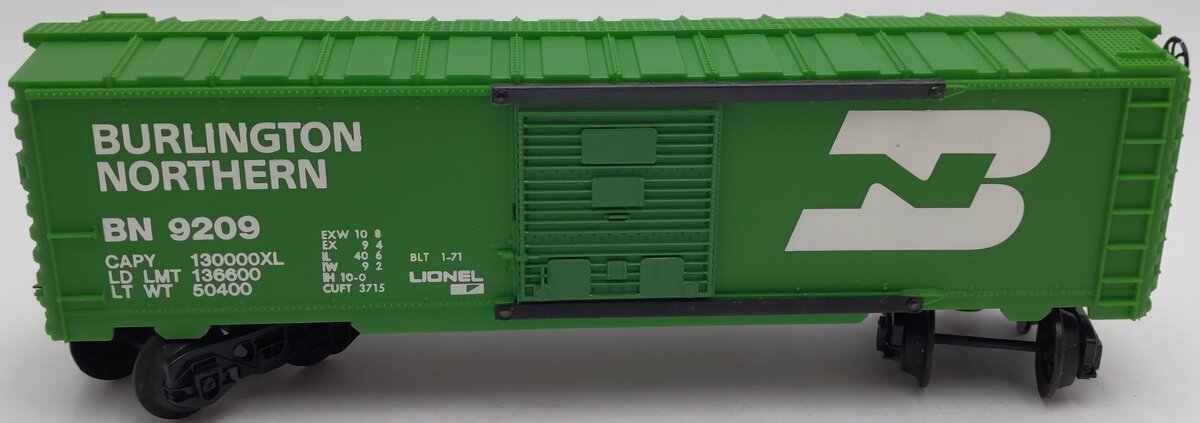 Lionel 6-9209 O Gauge Burlington Northern Boxcar EX/Box
