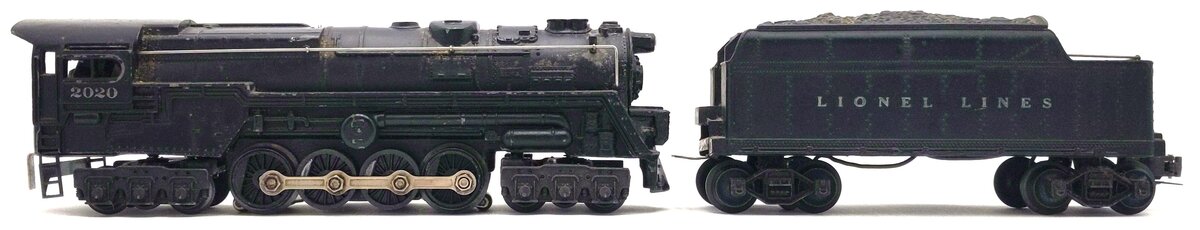 Lionel 2020 Vintage O 6-8-6 Steam Turbine Locomotive with 6020W Tender VG