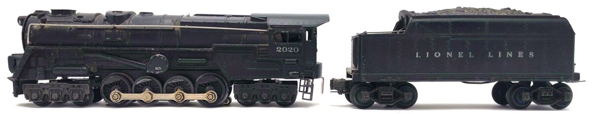 Lionel 2020 Vintage O 6-8-6 Steam Turbine Locomotive with 6020W Tender VG