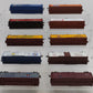 Branchline Trains & Other HO Scale Assorted Boxcars [10] EX