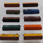 Train Miniature & Others HO Scale Assorted Freight Cars [10] VG