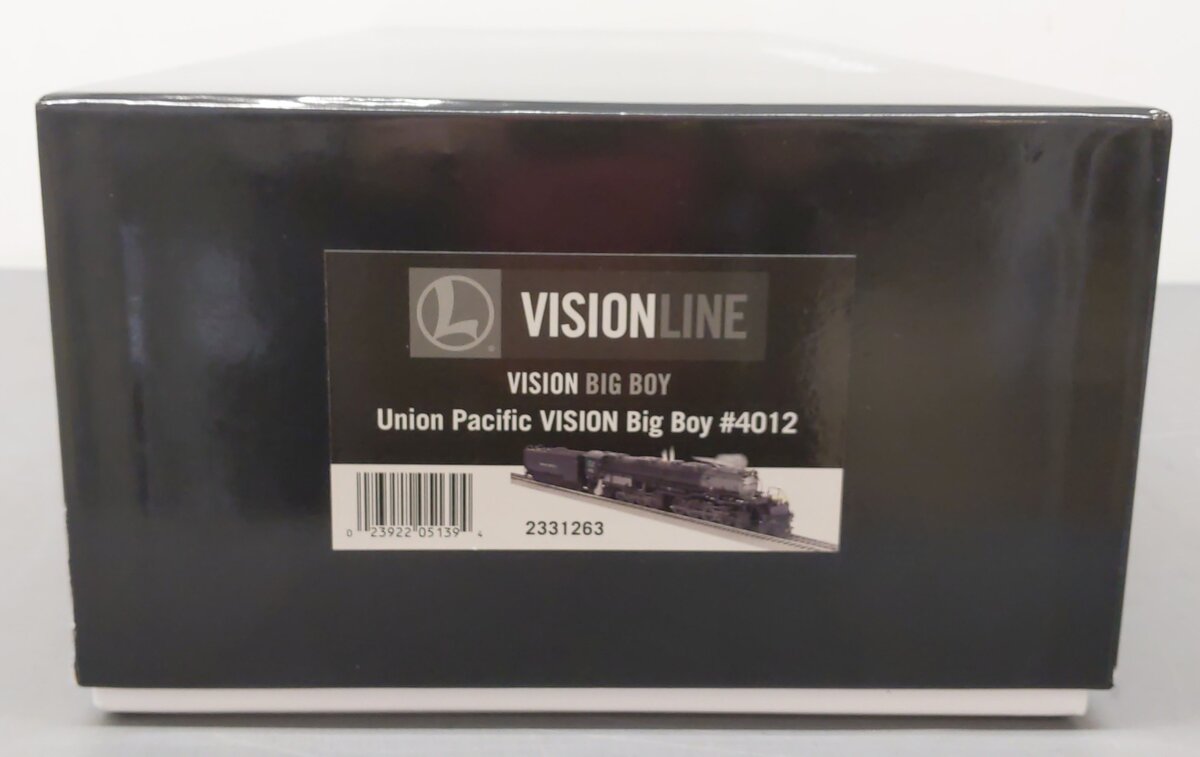 Lionel 2331263 O Union Pacific VISION Big Boy Steam Locomotive #4012 LN/Box