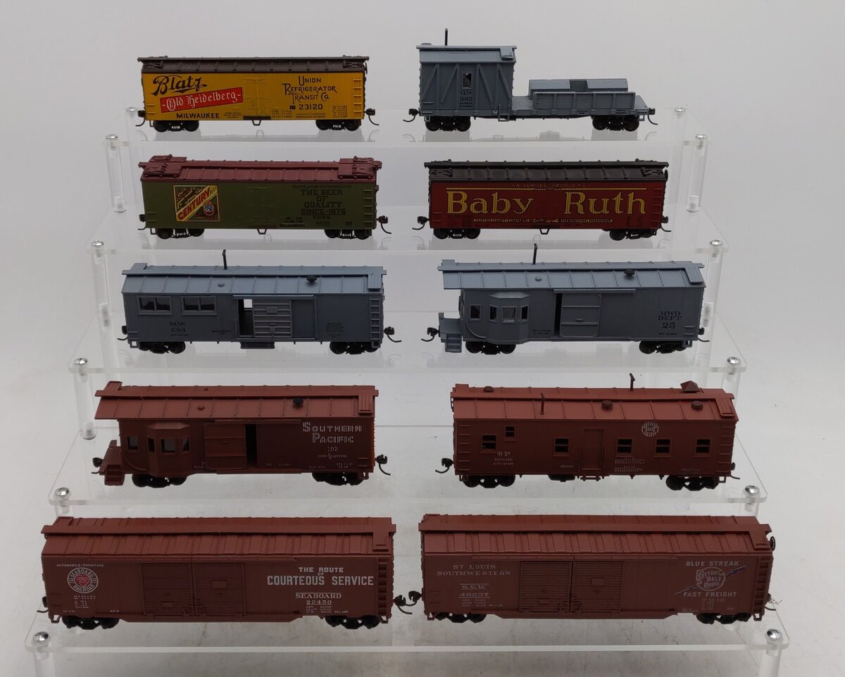 Athearn & Others HO Scale Assorted Freight Cars [10] VG