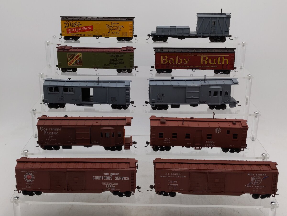 Athearn & Others HO Scale Assorted Freight Cars [10] VG