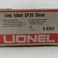 Lionel 6-8360 O Gauge Long Island GP20 Diesel Locomotive #8360 VG/Box