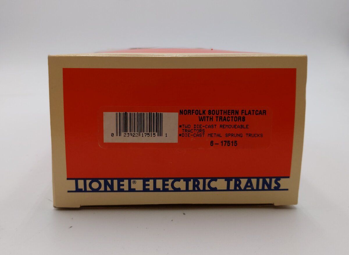Lionel 6-17515 O Gauge Norfolk Southern Flatcar with Semi Tractors NIB