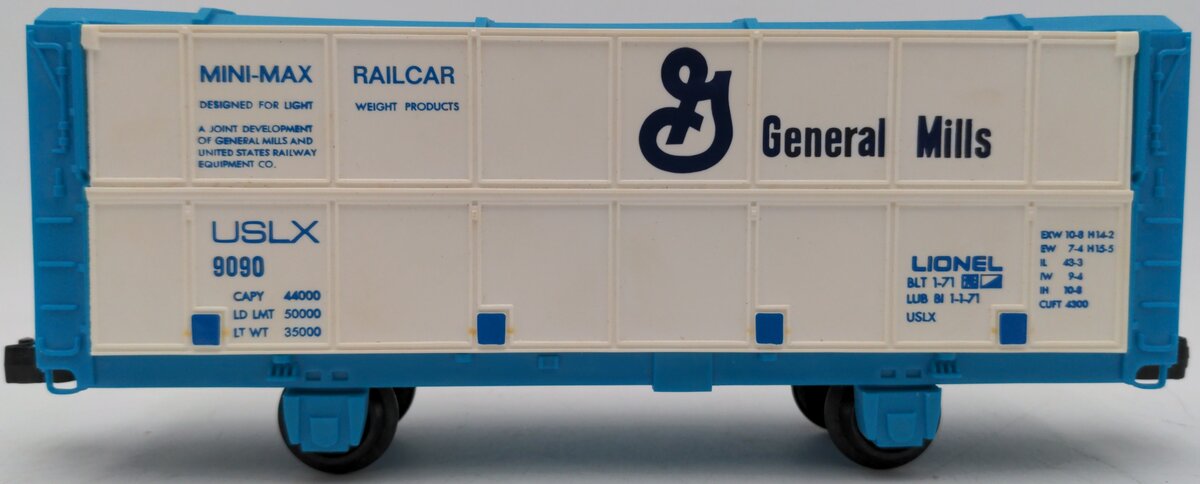 Lionel 6-9090 O Gauge General Mills Boxcar #9090 EX