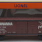 Lionel 6-39248 O Gauge Erie Lackawanna Double Door Box Car w/Hobo Inside #47897 LN/Box