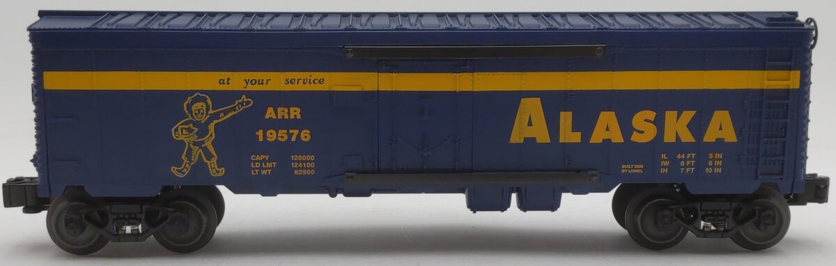 Lionel 6-19576 O Gauge Alaska Reefer Car #6672 EX/Box