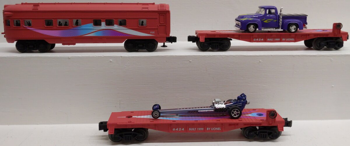 Lionel 6-21934 O Custom Series Consist Red 3-Car Set LN/Box