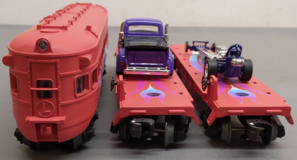 Lionel 6-21934 O Custom Series Consist Red 3-Car Set LN/Box