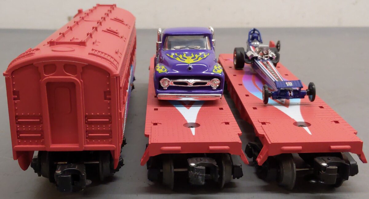 Lionel 6-21934 O Custom Series Consist Red 3-Car Set LN/Box