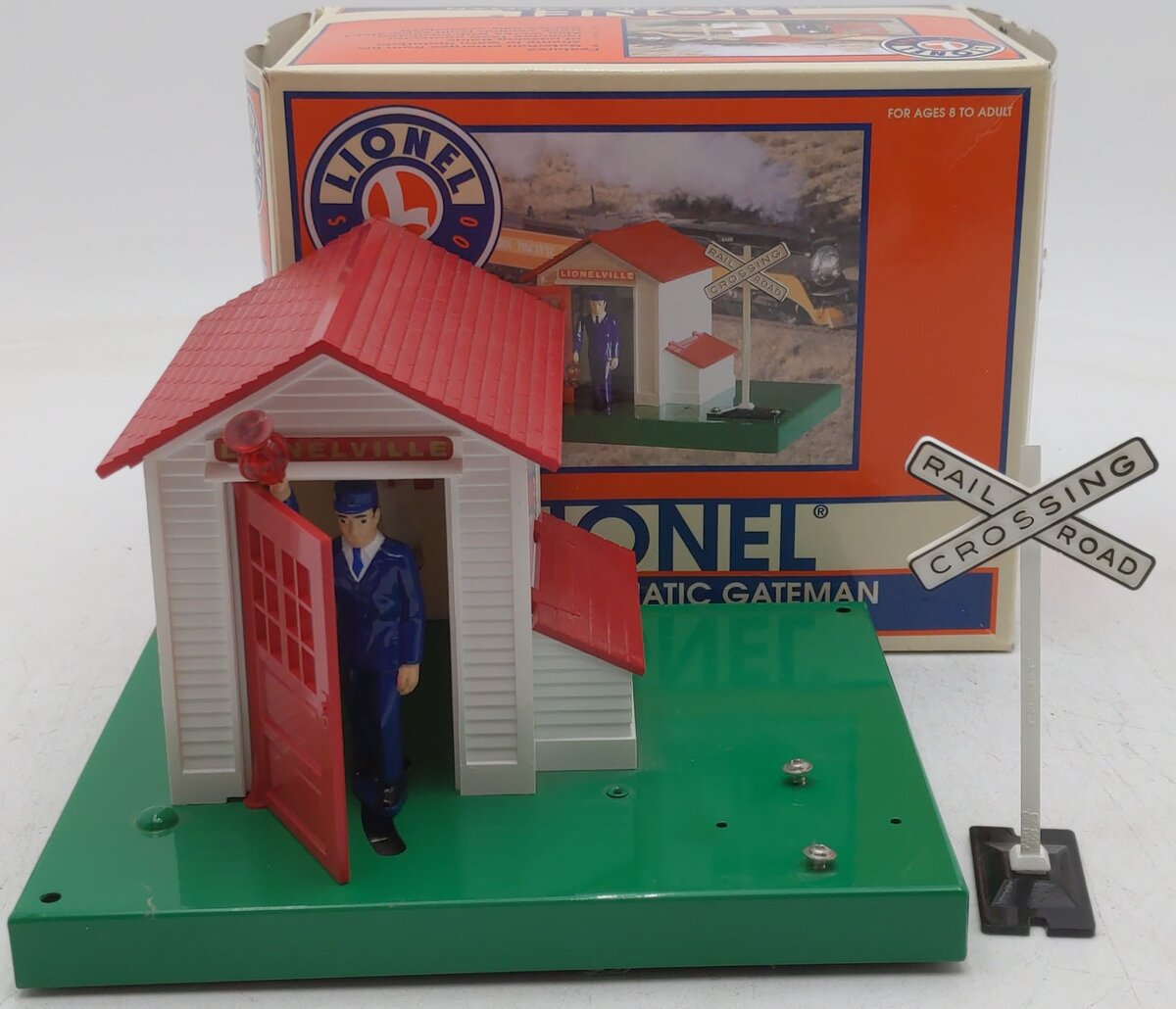 Lionel 6-14091 O Gauge #145 Operating Automatic Gateman EX/Box