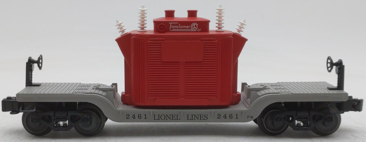 Lionel 6-26047 PWC 2461 Flatcar w/Red Transformer LN/Box