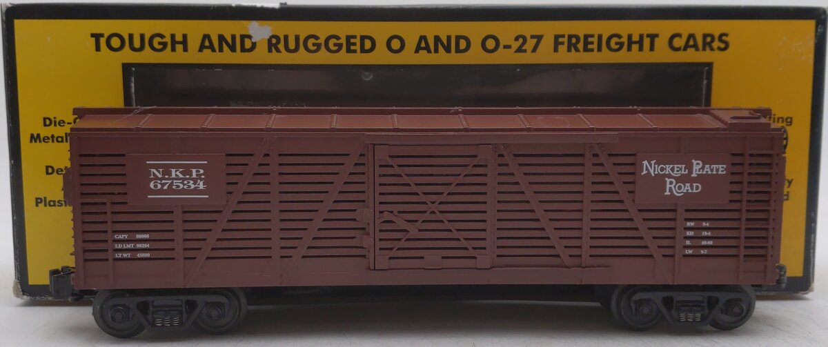 MTH 30-7106-0 Nickel Plate Road Stock Car LN/Box