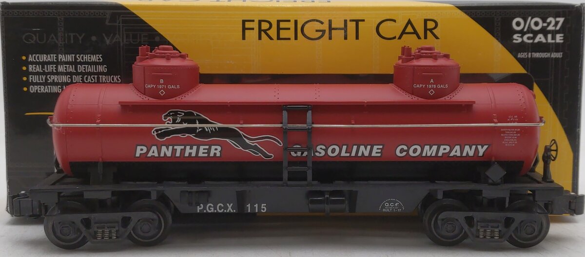 K-Line K635-8014 Panther Gasoline Double Dome Tank Car LN/Box