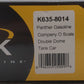K-Line K635-8014 Panther Gasoline Double Dome Tank Car LN/Box