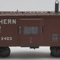 K-Line K612-2011 O Gauge Southern Bay Window Illuminated Caboose EX/Box