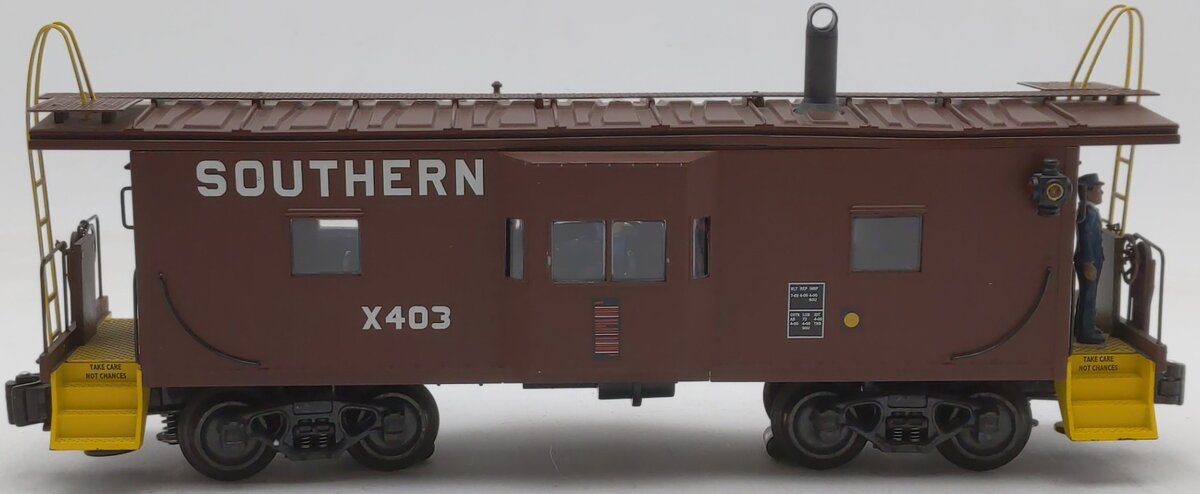 K-Line K612-2011 O Gauge Southern Bay Window Illuminated Caboose EX/Box