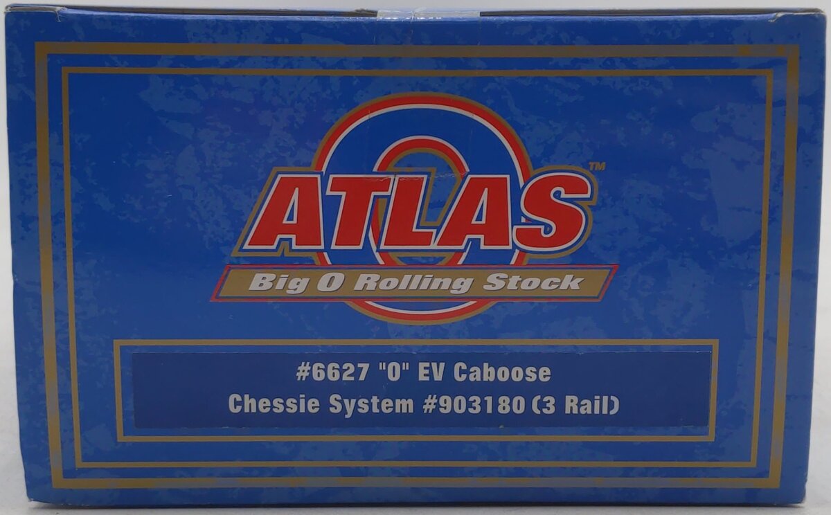 Atlas 6627 O Gauge Chessie System Extended Vision Caboose #903180 - 3 Rail LN/Box