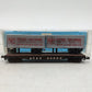 Atlas 2352 N Scale Santa Fe Piggy Back Car w/ Containers #90000-Weathered EX/Box