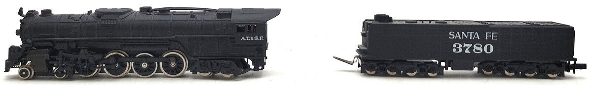 Bachmann 4786 N Scale Santa Fe Northern 4-8-4 Steam Locomotive & Tender #3780 LN/Box
