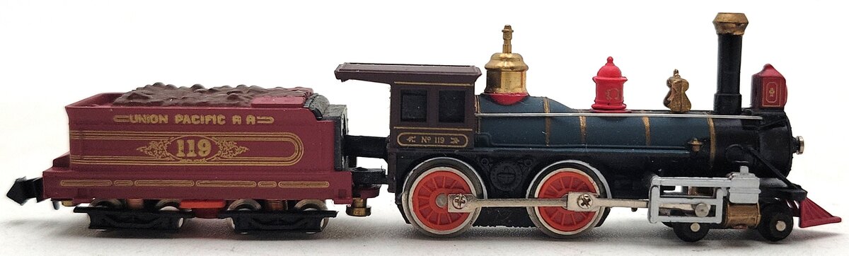 Bachmann No. 119 N Scale Union Paicifc 4-4-0 Steam Locomotive & Tender #119 LN/Box