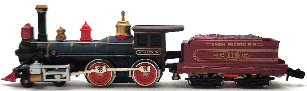 Bachmann No. 119 N Scale Union Paicifc 4-4-0 Steam Locomotive & Tender #119 LN/Box