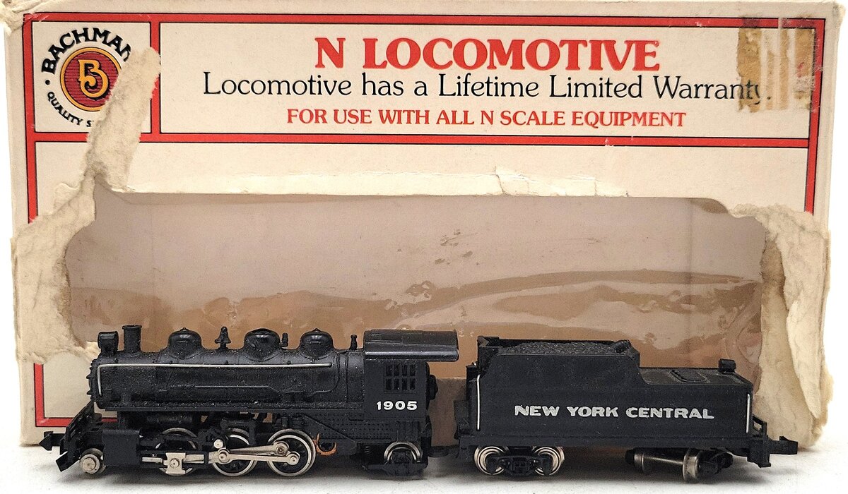 Bachmann 4815 N New York Central Prairie 2-6-2 Steam Locomotive & Tender EX/Box