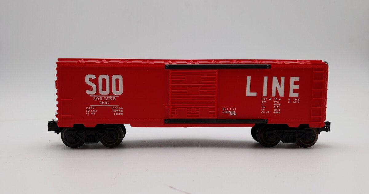 Lionel 6-9207 O Gauge Soo Line Boxcar NIB