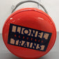 Lionel Rectangle Logo Orange Bar Stool EX