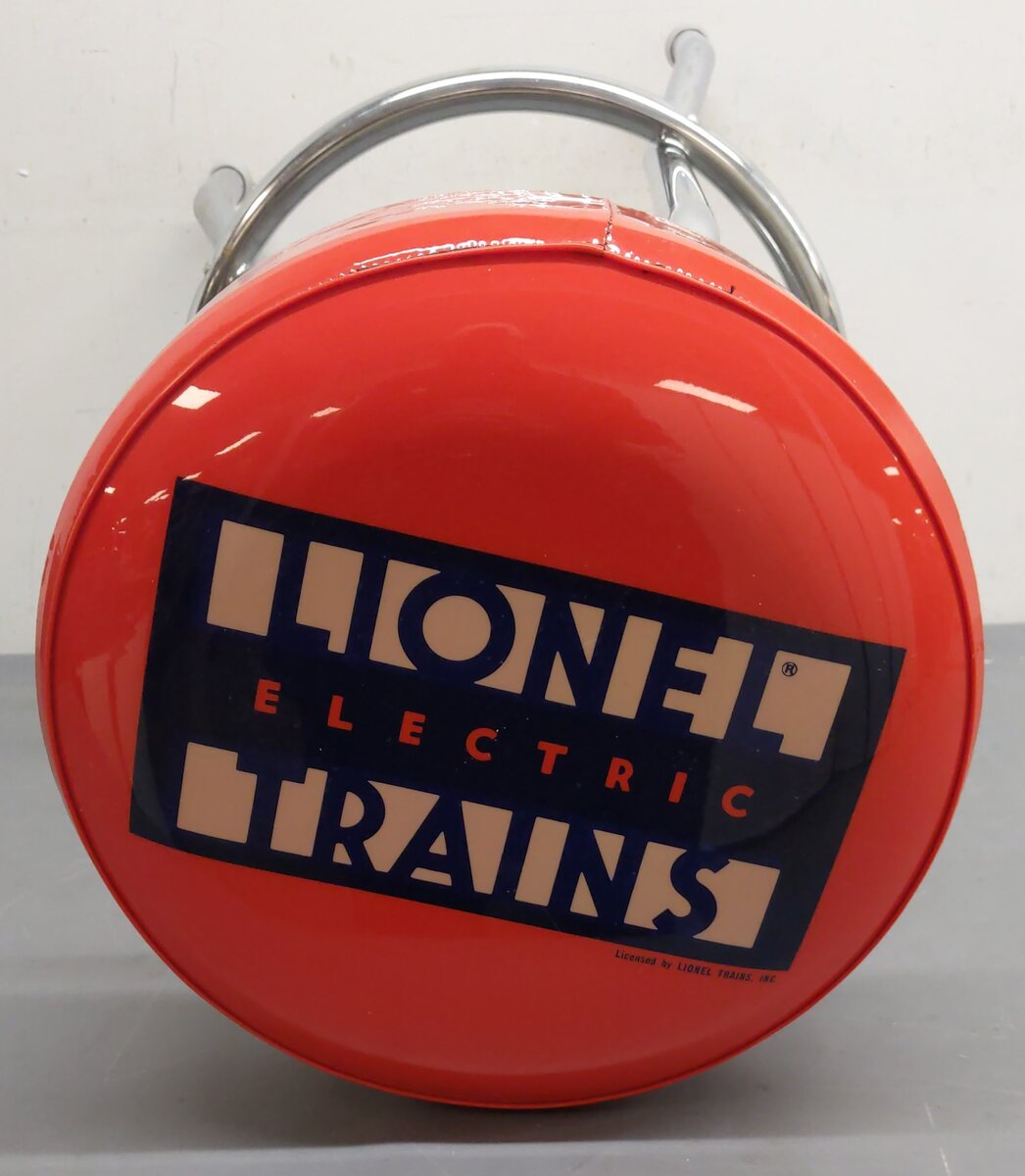 Lionel Rectangle Logo Orange Bar Stool EX