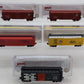 Model Power/Atlas N Scale Boxcars #80059,36830,499000,135902,135800 [5] EX/Box