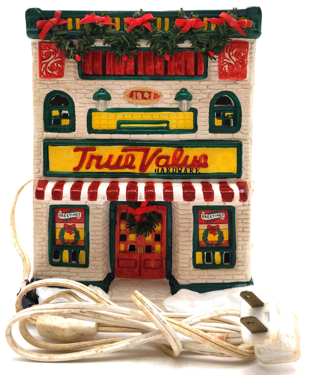 Christmas Valley Maintstreet Collection True Value Hardware Store EX/Box