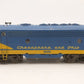 Atlas 6103 O Scale 2 Rail Chesapeake & Ohio F-9 Diesel Locomotive #8600 EX