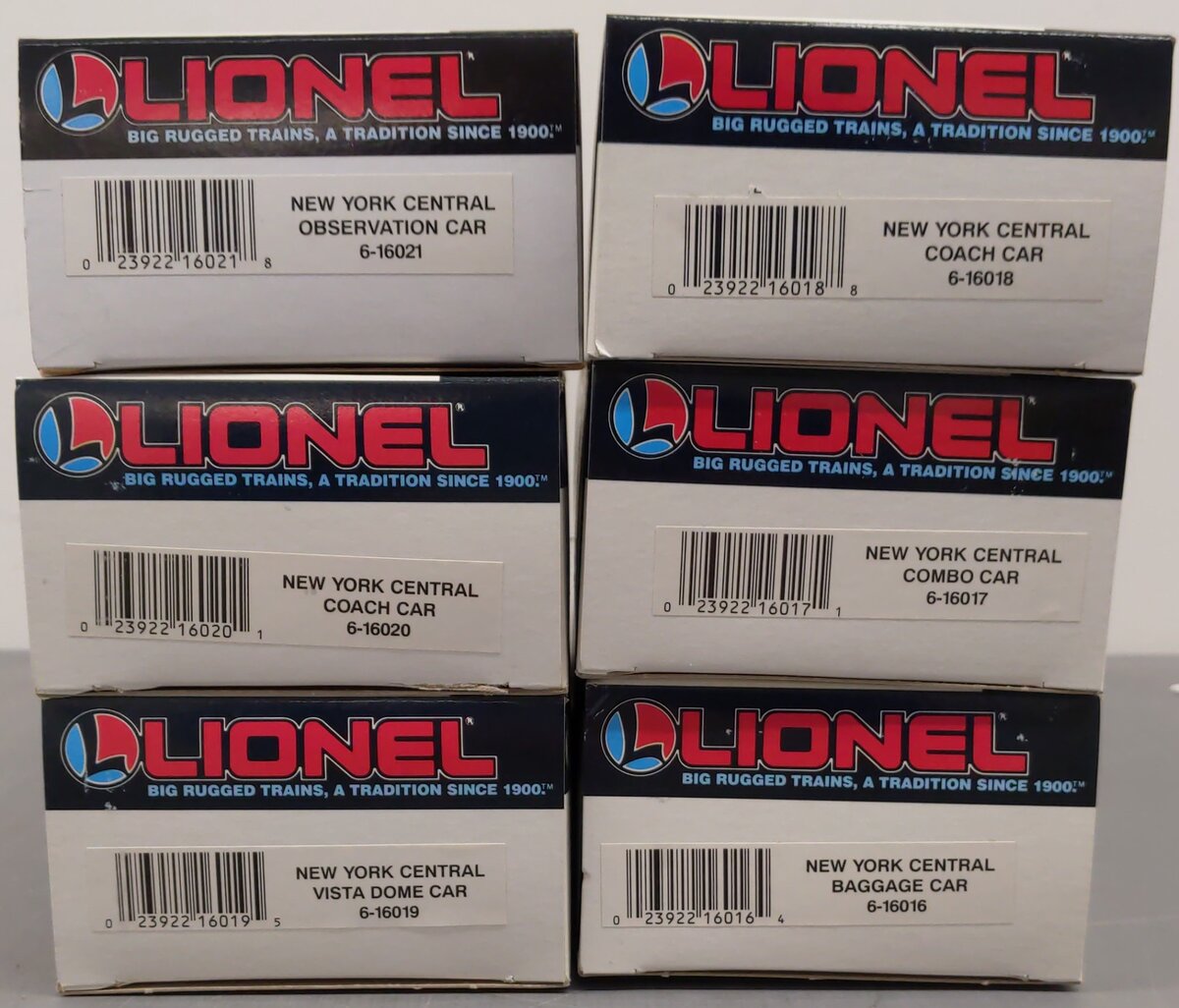 Lionel O Gauge New York Central 6-Car Passenger Set LN/Box