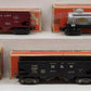 Lionel Vintage O Postwar Freight Cars: 6415, 6456, 3456, 6465 & 2458 [5] VG/Box