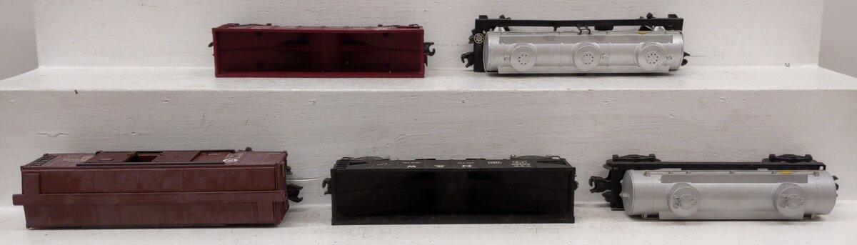 Lionel Vintage O Postwar Freight Cars: 6415, 6456, 3456, 6465 & 2458 [5] VG/Box