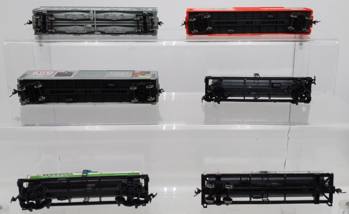 Walthers/Tyco/Other HO Scale Freight Cars #71681,1330,130,9876,1957,1965 [6] VG