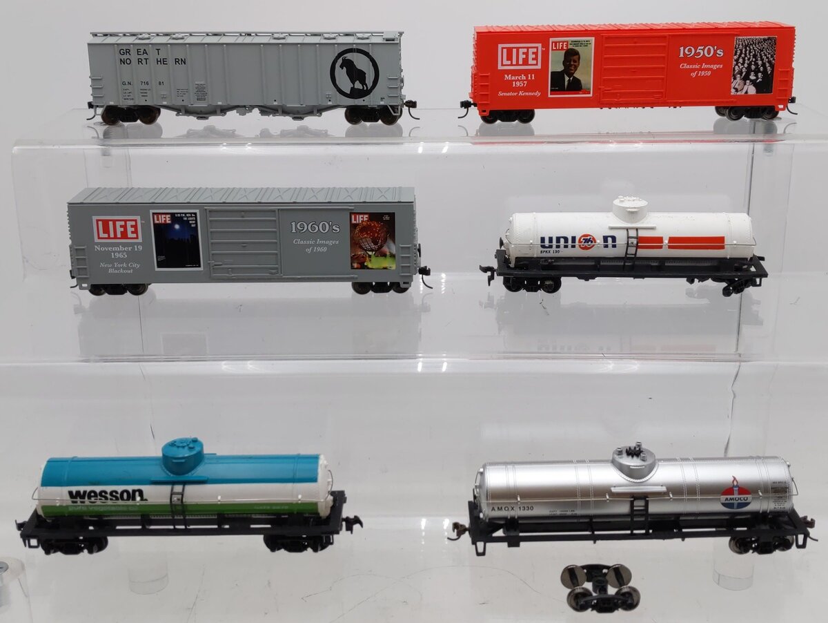 Walthers/Tyco/Other HO Scale Freight Cars #71681,1330,130,9876,1957,1965 [6] VG