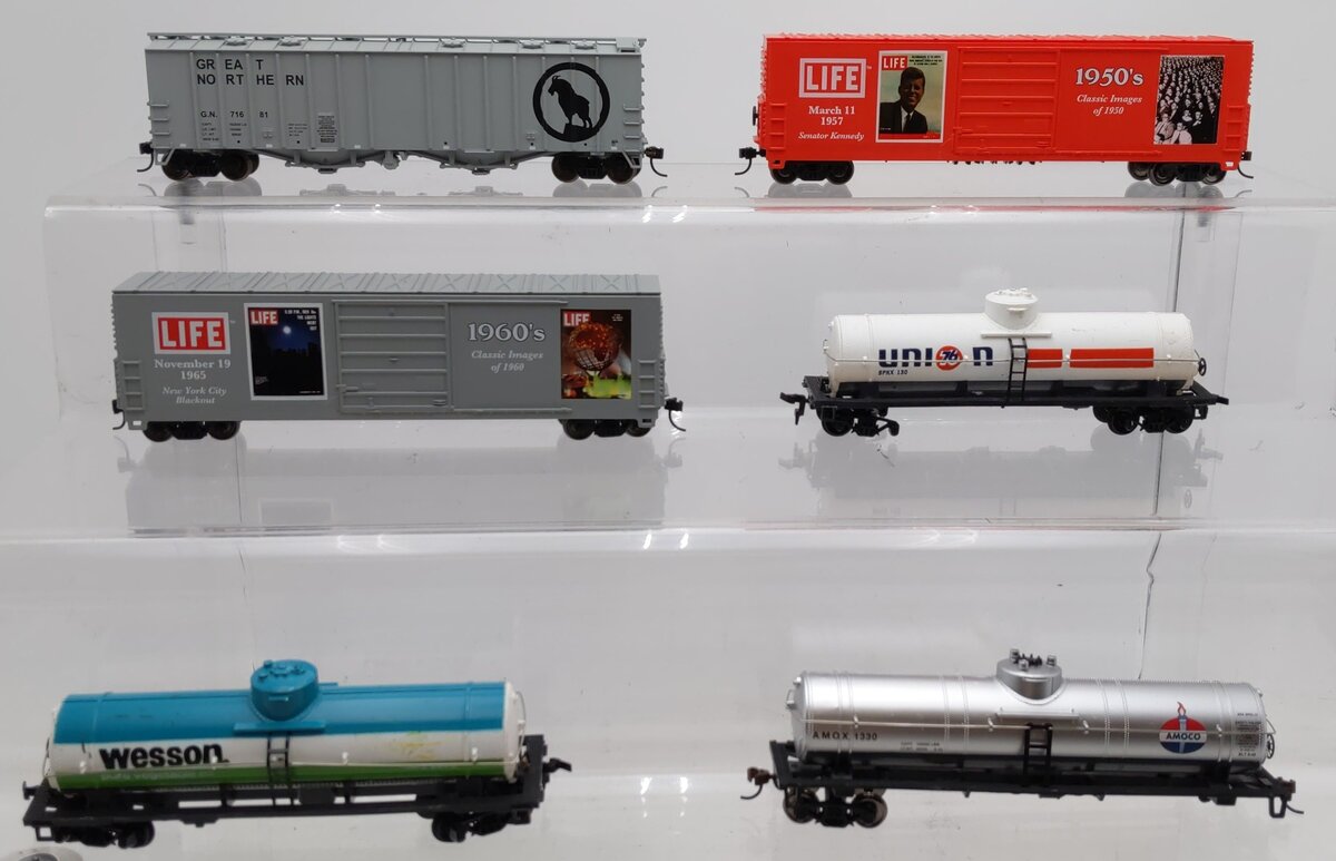 Walthers/Tyco/Other HO Scale Freight Cars #71681,1330,130,9876,1957,1965 [6] VG