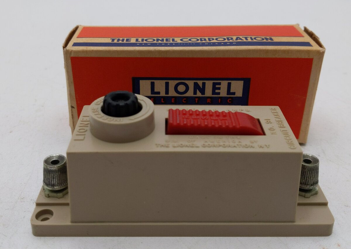 Lionel 91 Vintage O Postwar Circuit Breaker EX/Box