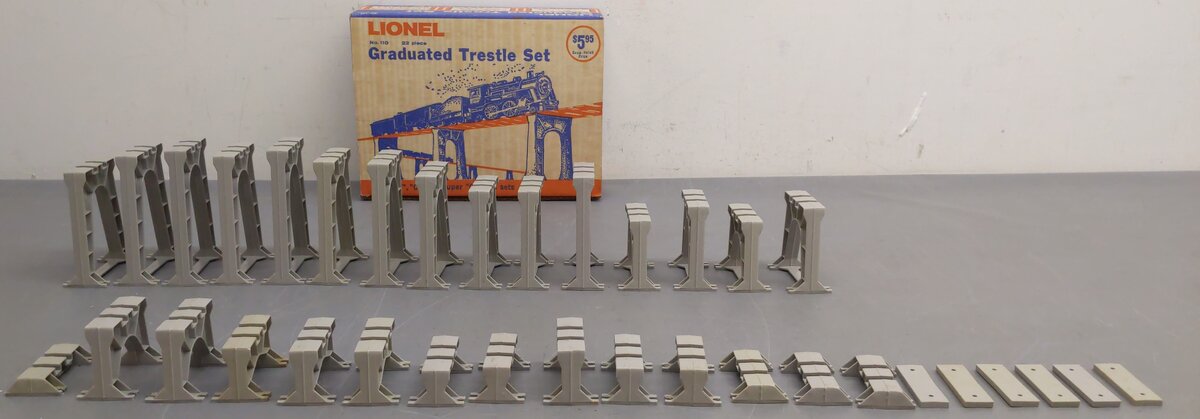 Lionel 110 Vintage O Graduated Trestle Set [35] EX/Box