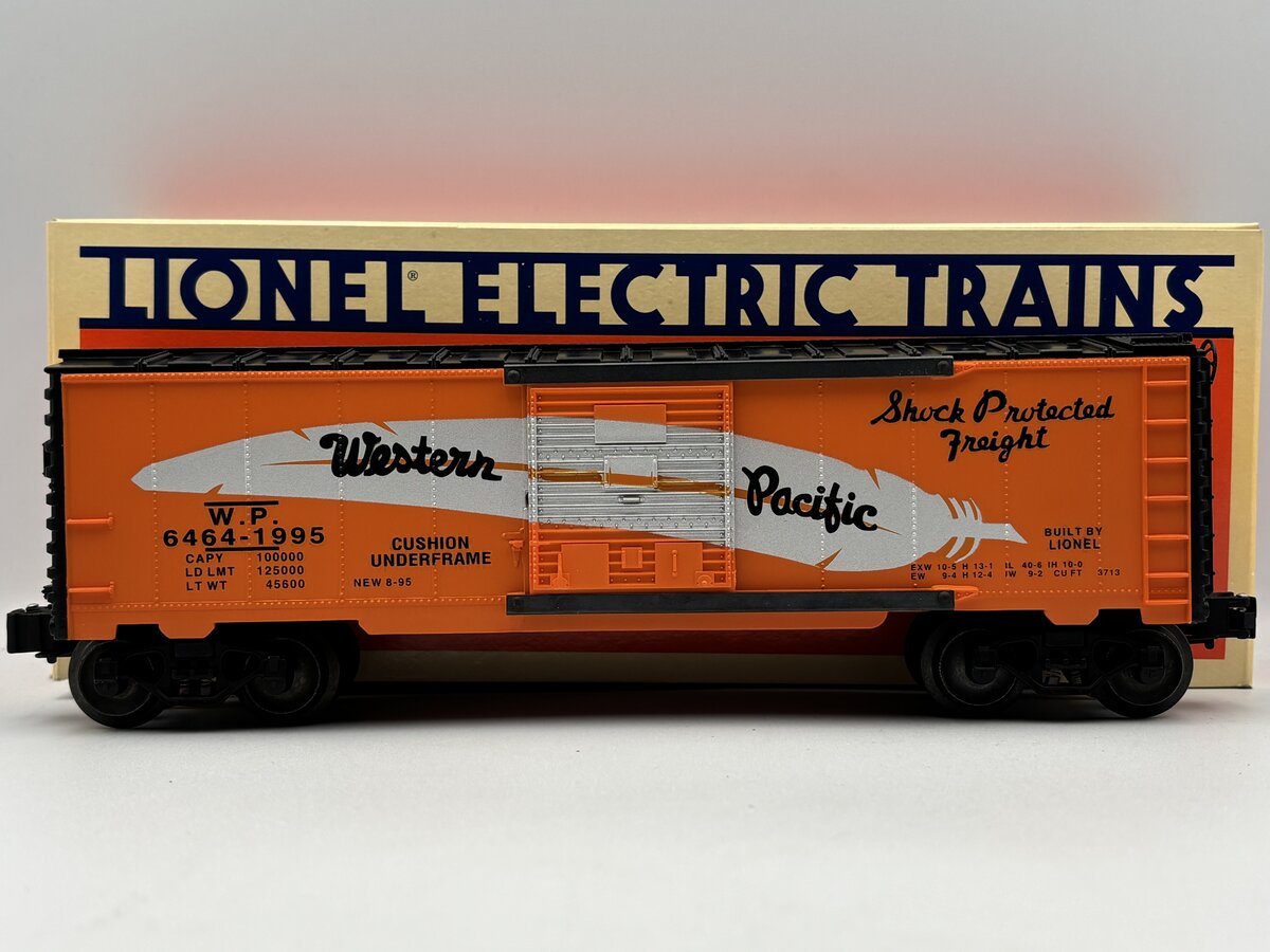 Lionel 6-52057 O Gauge TTOS-1995 Western Pacific Convention 6464 Boxcar EX/Box