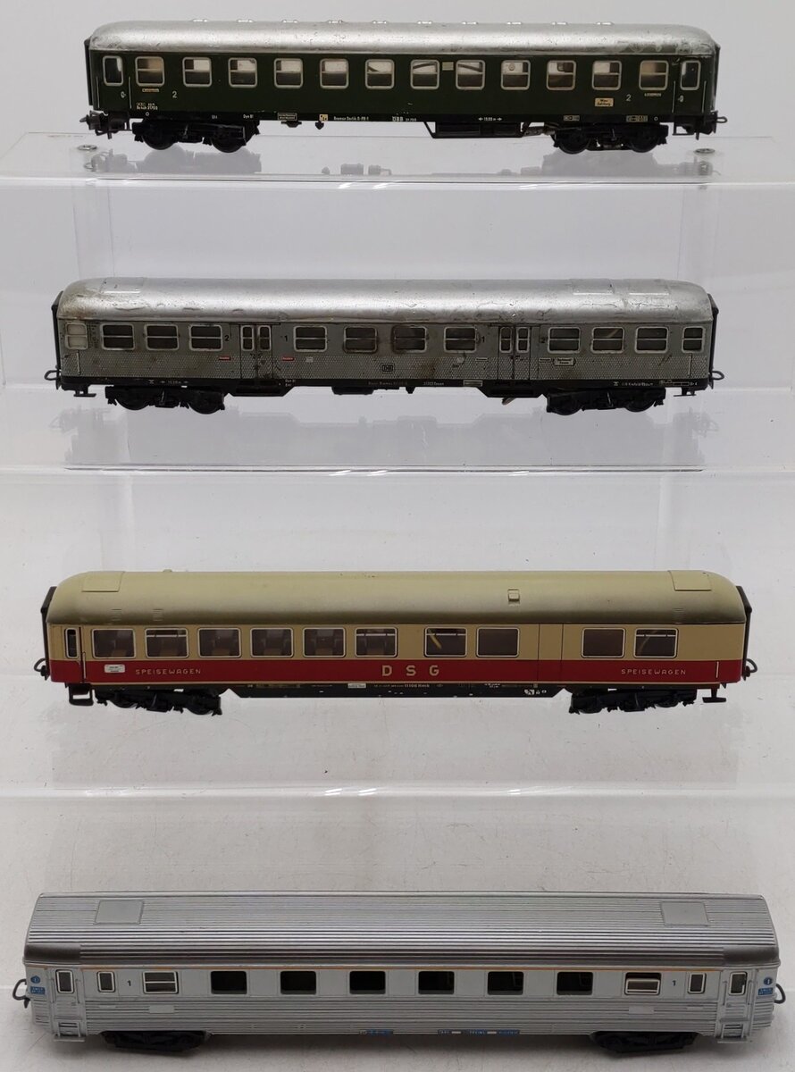 Marklin HO Scale German Federal Railway Assorted Passenger Cars [4[/Box