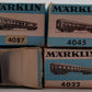 Marklin HO Scale German Federal Railway Assorted Passenger Cars [4[/Box